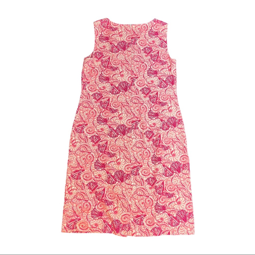 Talbots Pink Seashell w/ appliqué Sundress Dress size 8 - Picture 9 of 14